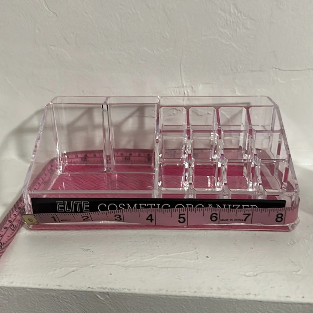 3 pc acrylic cosmetic organizers bundle